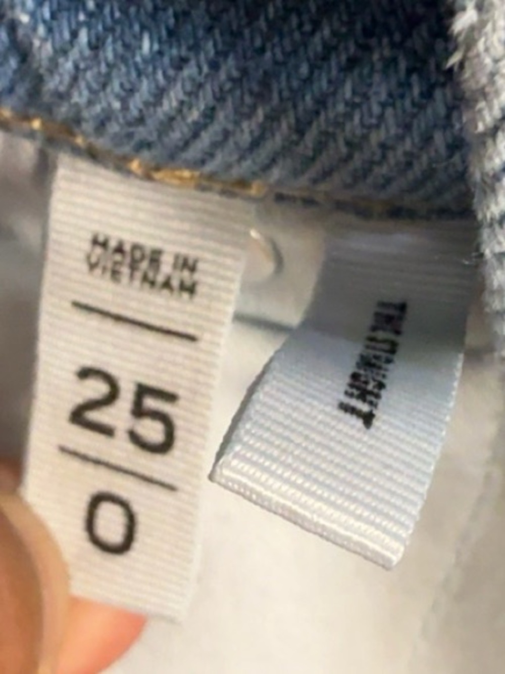 LOFT The Straight Light Wash Cuffed Jeans Size 25/0 - Picture 5 of 7
